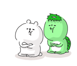 He is like a bear, too. 3 sticker #10633242