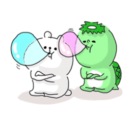 He is like a bear, too. 3 sticker #10633243