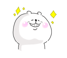 He is like a bear, too. 3 sticker #10633245