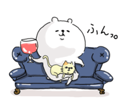 He is like a bear, too. 3 sticker #10633254