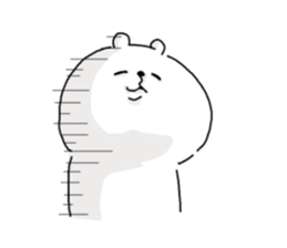 He is like a bear, too. 3 sticker #10633256