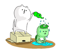 He is like a bear, too. 3 sticker #10633257