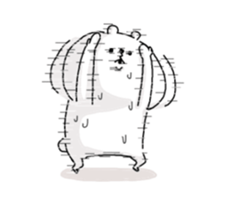 He is like a bear, too. 3 sticker #10633259