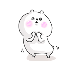 He is like a bear, too. 3 sticker #10633260