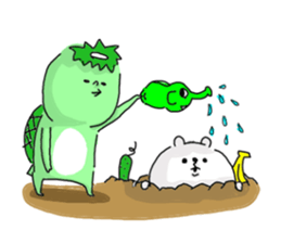 He is like a bear, too. 3 sticker #10633264