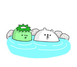 He is like a bear, too. 3 sticker #10633265