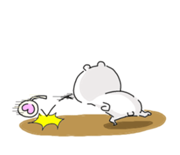 He is like a bear, too. 3 sticker #10633271