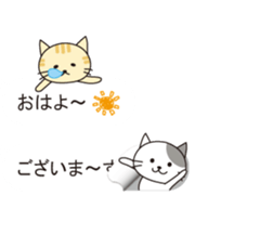 From the inside of a balloon, kitten sticker #10633552