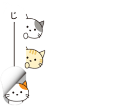 From the inside of a balloon, kitten sticker #10633564