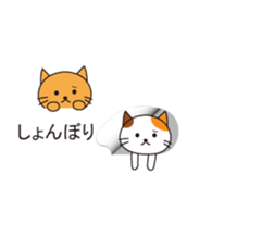 From the inside of a balloon, kitten sticker #10633585