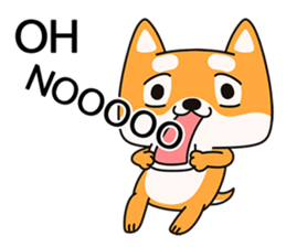 Naughty Shiba Inu (Shiba-Dog)2 sticker #10633917