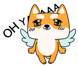 Naughty Shiba Inu (Shiba-Dog)2 sticker #10633918