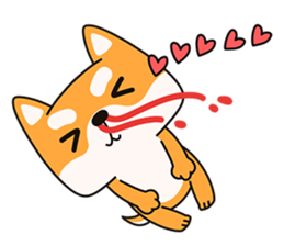 Naughty Shiba Inu (Shiba-Dog)2 sticker #10633934