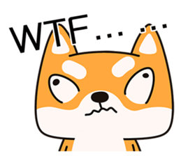 Naughty Shiba Inu (Shiba-Dog)2 sticker #10633949
