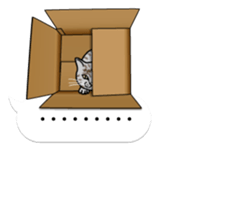 Cat's on the balloon sticker #10634657