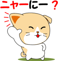 Meow words of Scottish Fold sticker #10634702