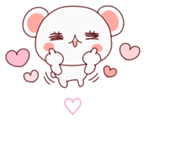 Convenient balloon bear. fukidasi kuma.2 sticker #10634728