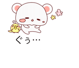 Convenient balloon bear. fukidasi kuma.2 sticker #10634735