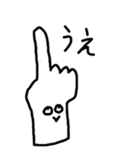 hands and face sticker #10635107