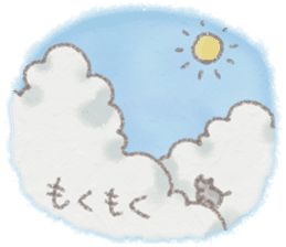 cat and weather sticker #10635403