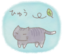 cat and weather sticker #10635405