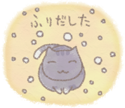 cat and weather sticker #10635414