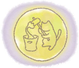 cat and weather sticker #10635417