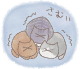 cat and weather sticker #10635423