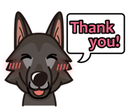 iinu - Belgian Shepherd Dog Groenendael sticker #10635672