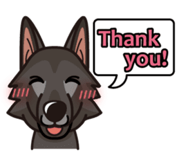 iinu - Belgian Shepherd Dog Groenendael sticker #10635672