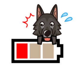 iinu - Belgian Shepherd Dog Groenendael sticker #10635681