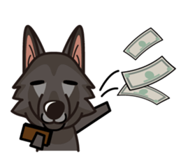 iinu - Belgian Shepherd Dog Groenendael sticker #10635683