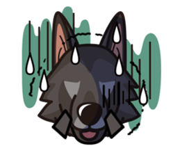 iinu - Belgian Shepherd Dog Groenendael sticker #10635684