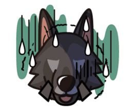 iinu - Belgian Shepherd Dog Groenendael sticker #10635684