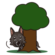 iinu - Belgian Shepherd Dog Groenendael sticker #10635685
