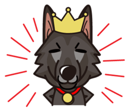 iinu - Belgian Shepherd Dog Groenendael sticker #10635686