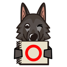 iinu - Belgian Shepherd Dog Groenendael sticker #10635687