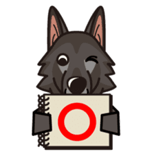 iinu - Belgian Shepherd Dog Groenendael sticker #10635687