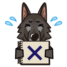 iinu - Belgian Shepherd Dog Groenendael sticker #10635688