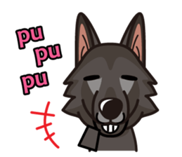 iinu - Belgian Shepherd Dog Groenendael sticker #10635689