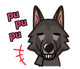 iinu - Belgian Shepherd Dog Groenendael sticker #10635689