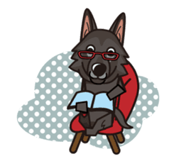 iinu - Belgian Shepherd Dog Groenendael sticker #10635691