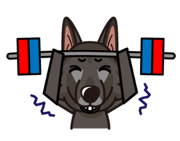 iinu - Belgian Shepherd Dog Groenendael sticker #10635694