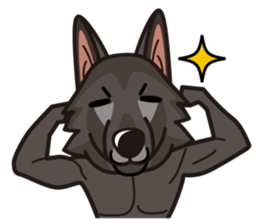 iinu - Belgian Shepherd Dog Groenendael sticker #10635695