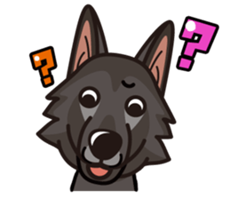 iinu - Belgian Shepherd Dog Groenendael sticker #10635705