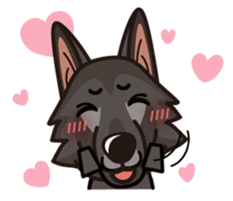 iinu - Belgian Shepherd Dog Groenendael sticker #10635706