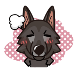 iinu - Belgian Shepherd Dog Groenendael sticker #10635707