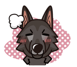 iinu - Belgian Shepherd Dog Groenendael sticker #10635707