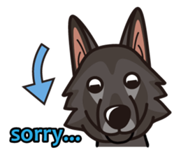 iinu - Belgian Shepherd Dog Groenendael sticker #10635708