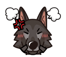 iinu - Belgian Shepherd Dog Groenendael sticker #10635710